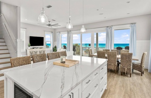 Bid-a-wee Beach House | Beachside Luxury Home: Gulf Views, Fenced Yard + Private Pool