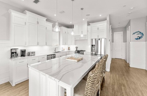 Bid-a-wee Beach House | Beachside Luxury Home: Gulf Views, Fenced Yard + Private Pool