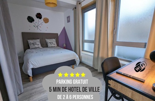 Poitiers Apartment | Beau-Jean, Un Cocon Sympa 5 min à Pied du Centre-Ville, Parking Privé, à 10 min du CHU