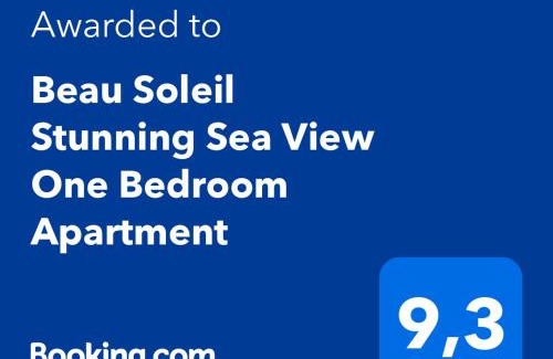 Zig Zag Ward Apartment | Beau Soleil Stunning Sea View One Bedroom Apartment