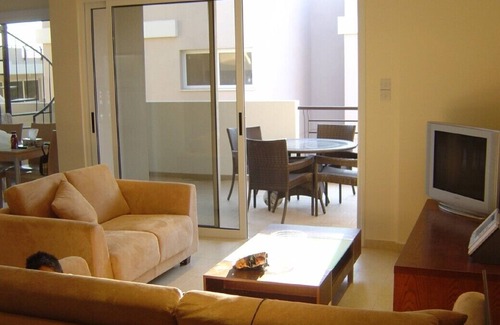Larnaca Apartment | Beautiful 3 bedroom penthouse with private roof garden, mountain & sea views