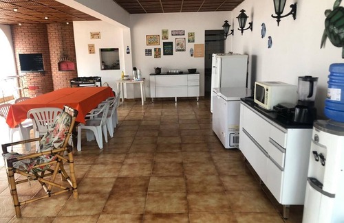 Jardim Centenario House | Beautiful 6 Bedroom House, Pool, Barbecue - Enseada - Guarujá