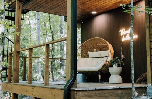 Abbeville Cottage | Beautiful A frame Nestled Among the Trees