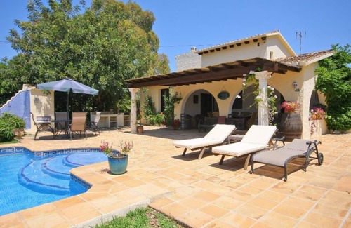 Denia Villa | Beautiful and romantic villa with private pool in Denia, on the Costa Blanca, Spain for 6 persons