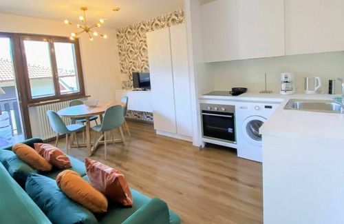 Molina di Ledro Apartment | Beautiful apartment for 5 guests with WIFI, pool, TV, balcony and pets allowed