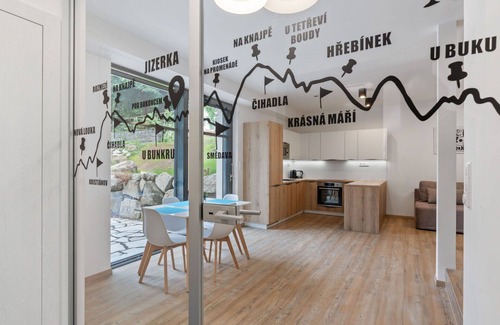 Janov nad Nisou Apartment | Beautiful apartment for 4 guests with WIFI, TV and terrace