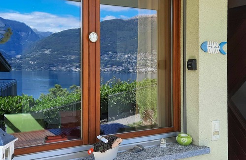 Piazzogna Apartment | Beautiful apartment for 2 people with WIFI, TV, patio and panoramic view