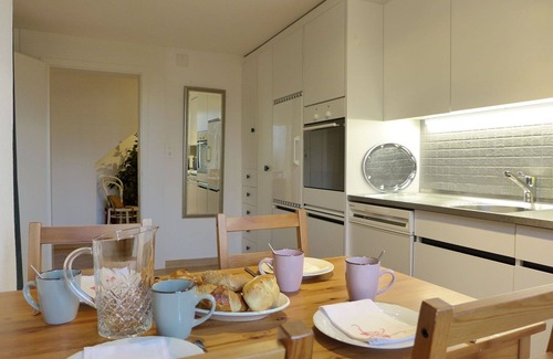 Unterseen Apartment | Beautiful apartment for 4 guests with WIFI, TV, patio and parking
