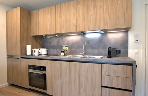 Celerina-Schlarigna Apartment | Beautiful apartment for 2 people with WIFI, TV, balcony, pets allowed, panoramic view and parking