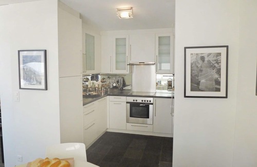 Samedan Apartment | Beautiful apartment for 4 guests with WIFI, TV, balcony, pets allowed and parking