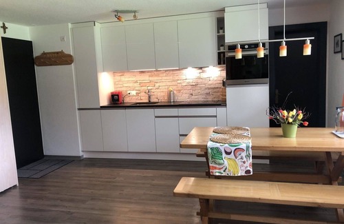 Saas Grund Apartment | Beautiful apartment for 2 people with WIFI, TV, balcony and pets allowed