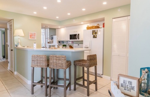 Ponce Inlet Condo | Beautiful beach and property with lots of room in our corner unit.