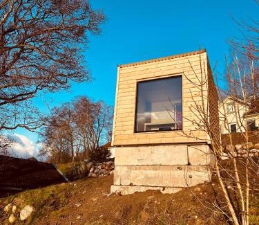 Forsand kommune House | Beautiful Beach line Cabin with sauna near Pulpit Rock