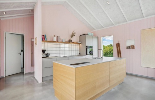 Skaven Strand House | Beautiful home in Tarm with sauna