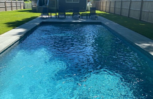 Jamesport House | Beautiful home with heated saltwater pool in the heart of the North Fork!