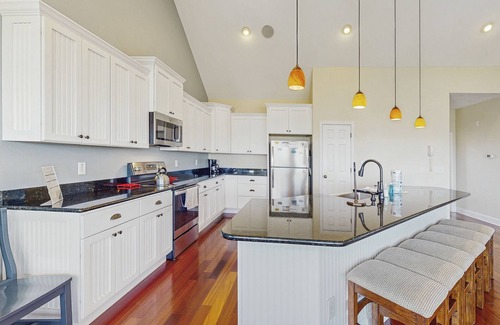 Waves House | Beautiful Home with pool, hot tub, AC, W/D, & fireplace