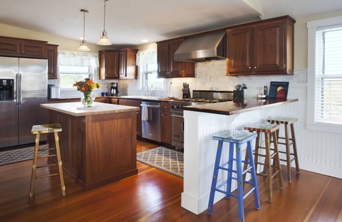 Tom Nevers House | Beautiful home with private heated pool, basketball and large outdoor space.
