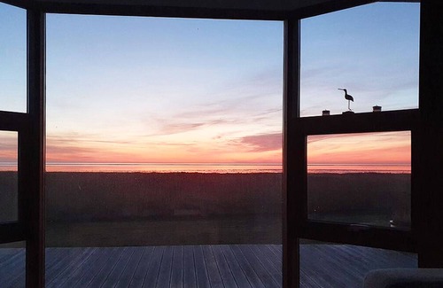 Odde House | Beautiful house with great views, activity rooms, WLAN and oven