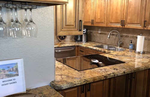 Desert Shores Condo | Beautiful, Newly remodeled 3 bedroom Lakefront, Heated Pool & Spa, Free Wi-Fi