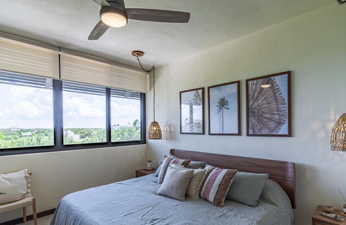 Downtown Holbox Apartment | Beautiful Ocean View 2 BR Apartment in Punta Cocos