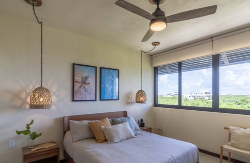 Downtown Holbox Apartment | Beautiful Ocean View 2 BR Apartment in Punta Cocos