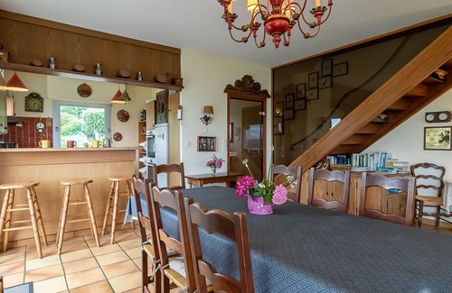 Plestin-les-Greves House | Beautiful private villa for 12 people with WIFI, TV, patio, pets allowed and parking