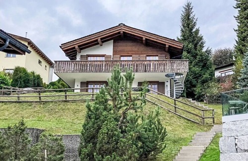 Laax House | Beautiful private villa for 8 guests with WIFI, TV, patio, panoramic view and parking
