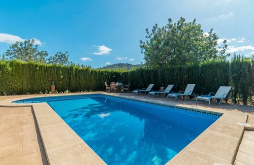 Inca House | Beautiful private villa for 4 people with WIFI, private pool, A/C, TV, patio and pets allowed