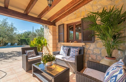 Inca House | Beautiful private villa for 4 people with WIFI, private pool, A/C, TV, patio and pets allowed