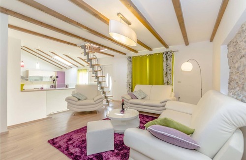 Crno House | Beautiful stone house, furnished in modern-rustic style.