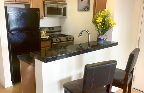 South of Market Condo | Beautiful & Sunny 2 Bedroom Apartment - w/Private Parking, Roof Deck, Laundry!