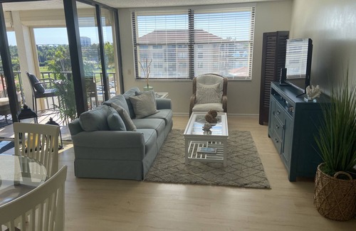 Casa del Mar Condo | Beautiful water view apartment blocks from the beach. Excellent pool area.