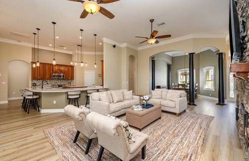 River Isles House | Beautiful waterfront 5 BR home with pool, kayaks