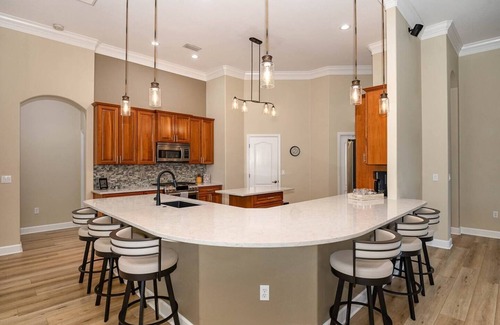 River Isles House | Beautiful waterfront 5 BR home with pool, kayaks