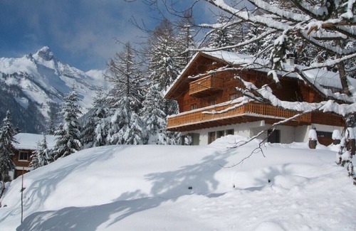 Ovronnaz Ski Chalet | Beautiful Wooden Chalet set in private woodland and garden with stunning views.