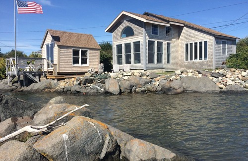 Jonesport Cottage | Beautifully Renovated Ocean Front Cottage With Spectacular Views.