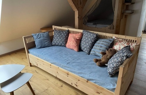 Horst Hostel | Bed-Economy-Shared Bathroom-Countryside view-Schlafsofa