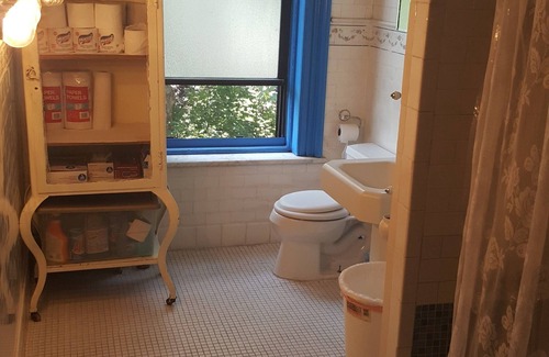 Clinton Hill Bed & Breakfast | BEDROOM # 1 WITH AN EVENT SPACE AND BACK PORCH