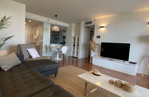 Talamanca Apartment | Beige Apartment Marina Botafoch Ibiza