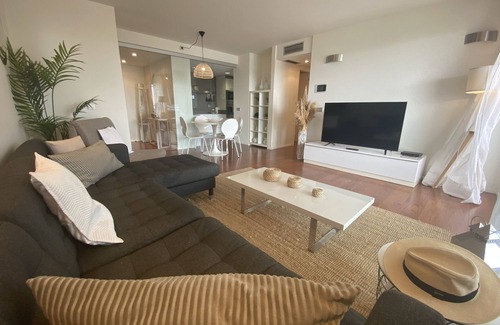 Talamanca Apartment | Beige Apartment Marina Botafoch Ibiza