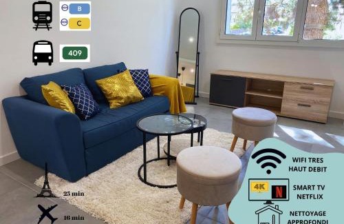 Antony Apartment | Bel appartement Antony, 8min RER B à pied, proche Paris et Orly