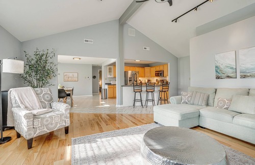 Riverside House | Benton Harbor Home w/Fire Pit - 2 Mi to Beach!
