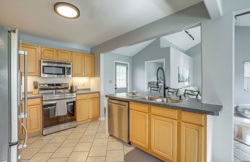 Riverside House | Benton Harbor Home w/Fire Pit - 2 Mi to Beach!