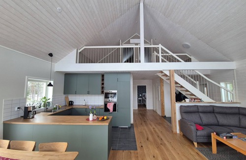 Aseda House | Berget Lövanäs 2, Newly built modern house in secluded location with own jetty and boat