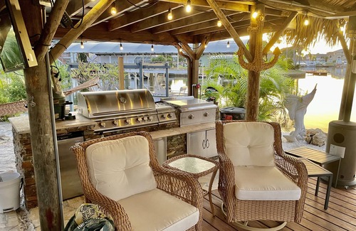 Spring Hill House | Best Direct Gulf Access. Waterfront Paradise, Private Beach, Heated Pool and Spa
