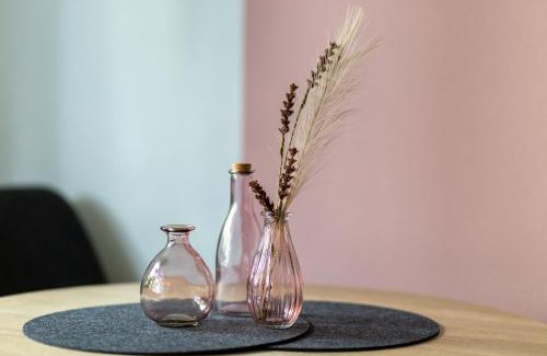 Huenfeld Apartment | BEST STAY moderne Stadtwohnungen in Hünfeld - Küche, Schlafsofa, Terrasse oder Balkon WLAN Smart TV