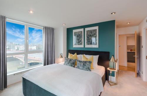 Vauxhall Apartment | BEST THAMES VIEW in TOWN! LARGE LUXXE NOMAD DESIGN FAMILY HOME