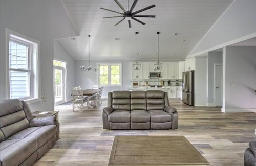 Bethany Beach House | Bethany Beach House with decks, hot tub and games room. Pet friendly