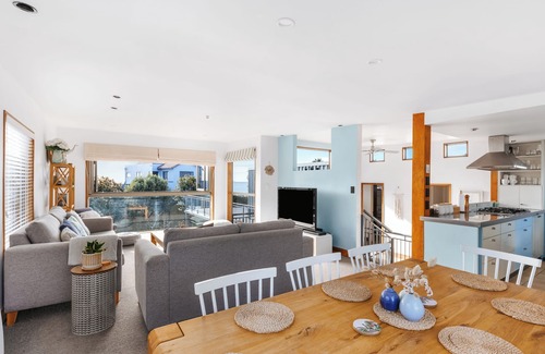 Papamoa Beach House | Big rad beach pad - family-friendly oasis one back from beach in Papamoa East