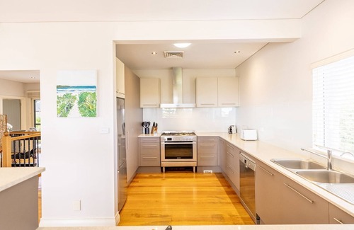 Anna Bay House | Birubi Point House, 56 Ocean Ave - stunning water views, ducted air con
